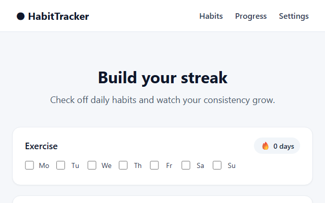 Habit Tracker